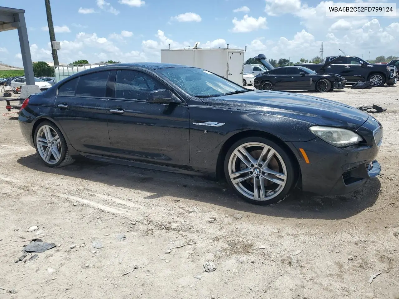 2015 BMW 650 I Gran Coupe VIN: WBA6B2C52FD799124 Lot: 61011475