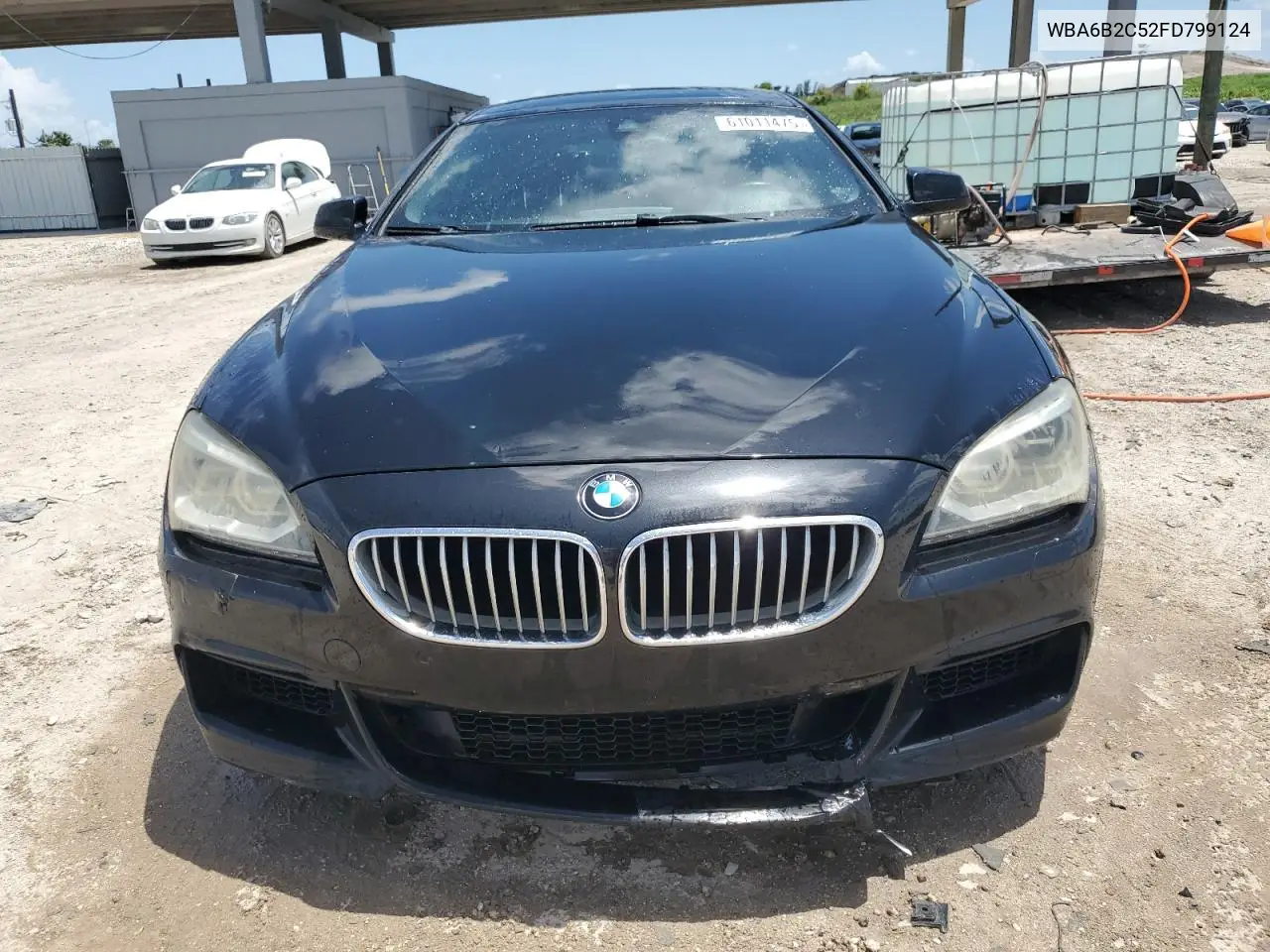 2015 BMW 650 I Gran Coupe VIN: WBA6B2C52FD799124 Lot: 61011475