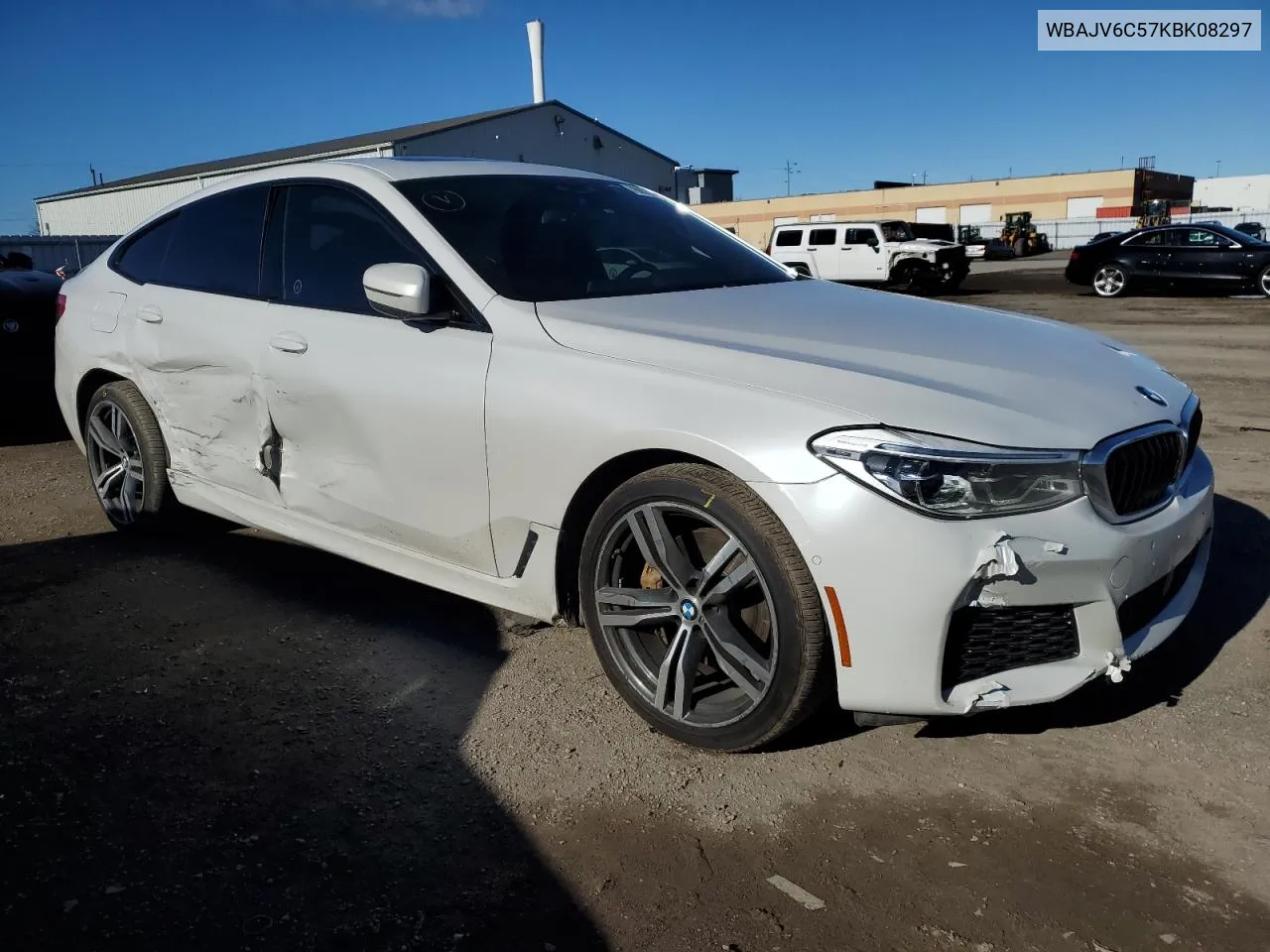 2019 BMW 640 Xigt VIN: WBAJV6C57KBK08297 Lot: 78856974