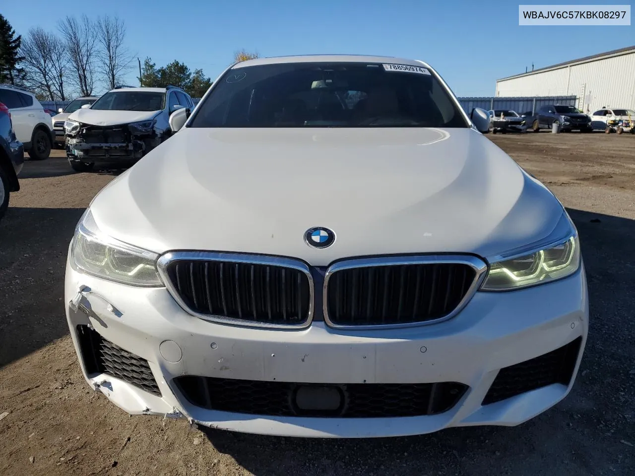 2019 BMW 640 Xigt VIN: WBAJV6C57KBK08297 Lot: 78856974