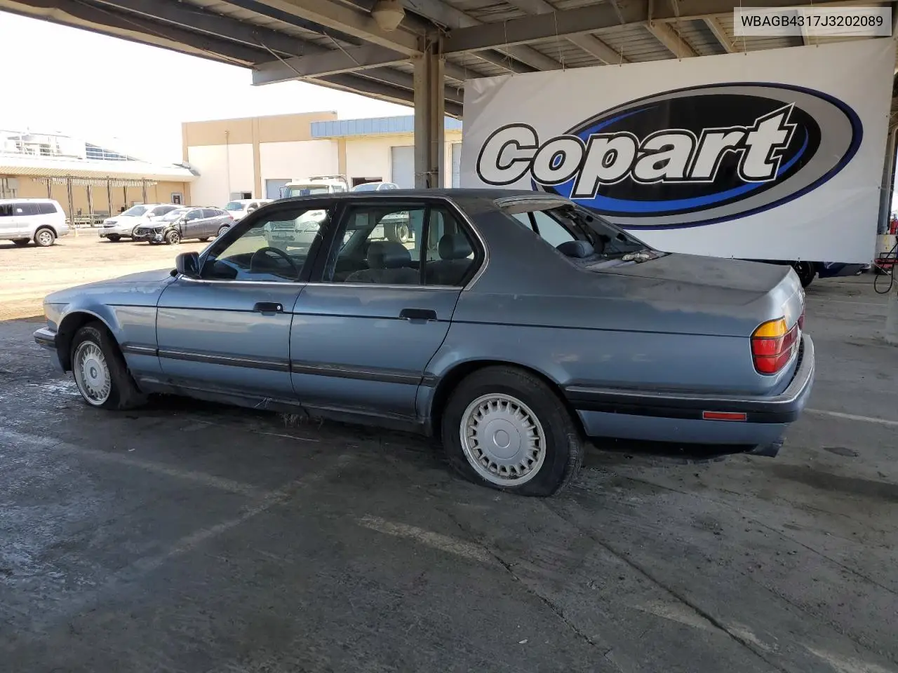 1988 BMW 735 I Automatic VIN: WBAGB4317J3202089 Lot: 58818335