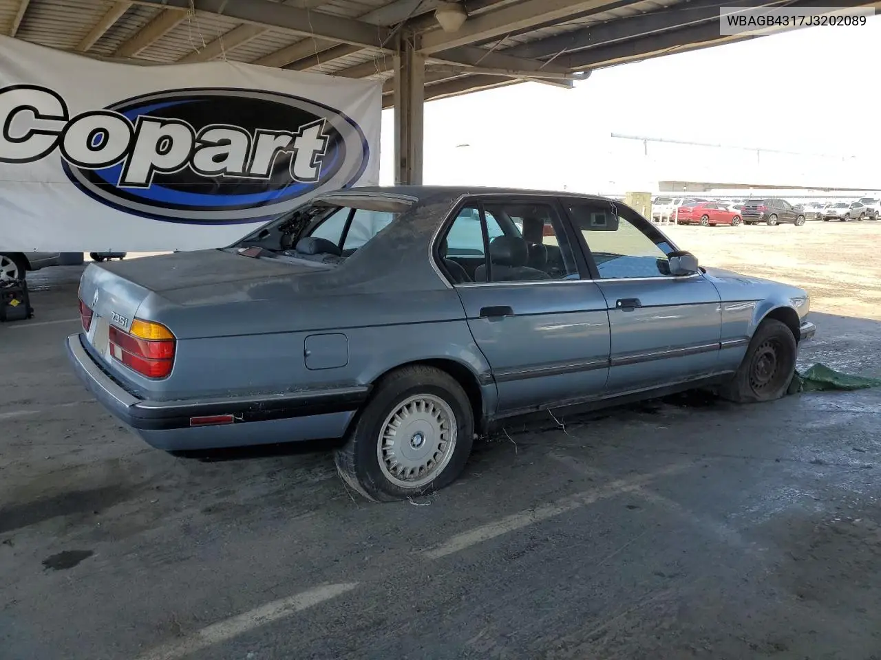 1988 BMW 735 I Automatic VIN: WBAGB4317J3202089 Lot: 58818335