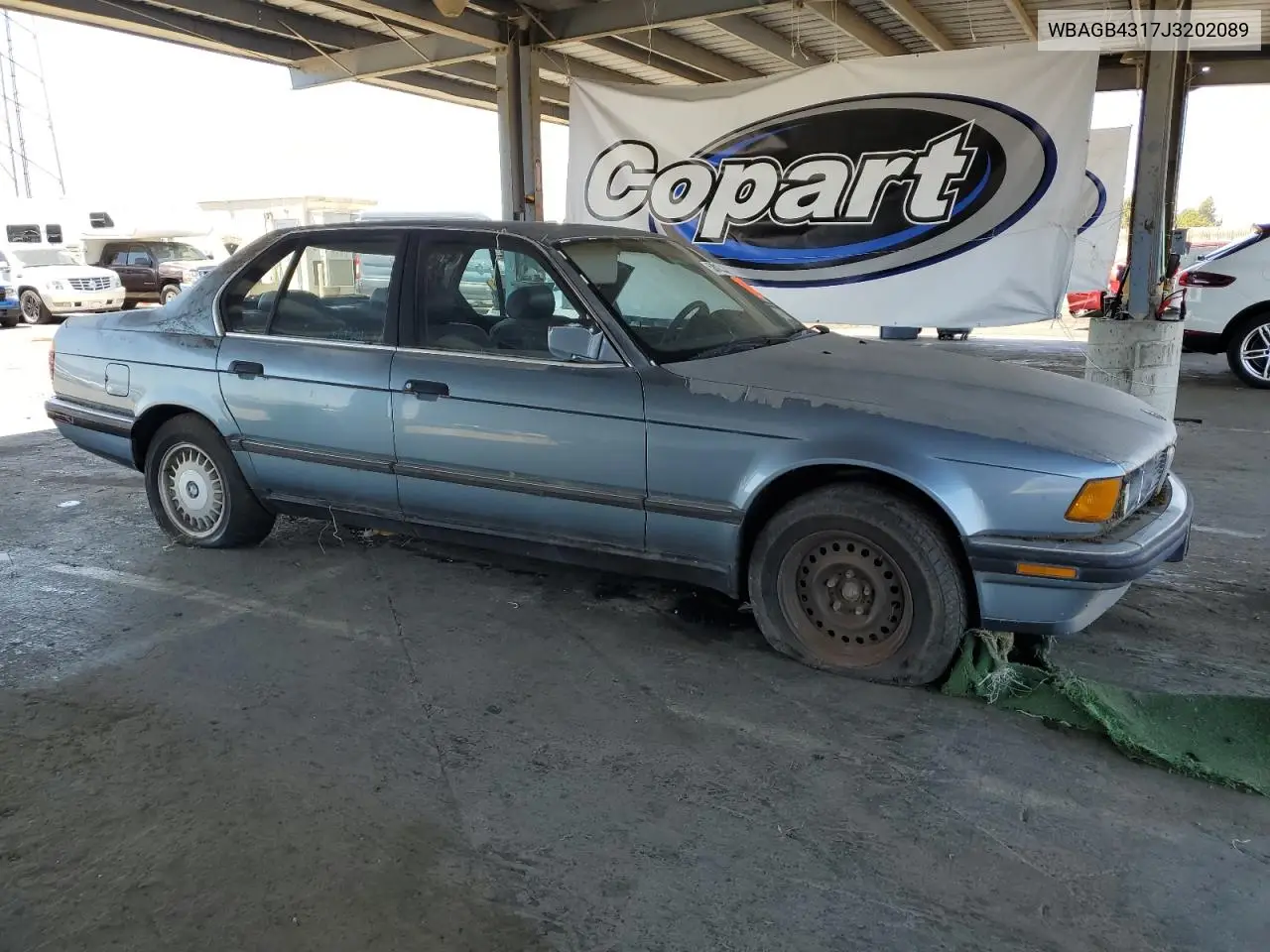 1988 BMW 735 I Automatic VIN: WBAGB4317J3202089 Lot: 58818335