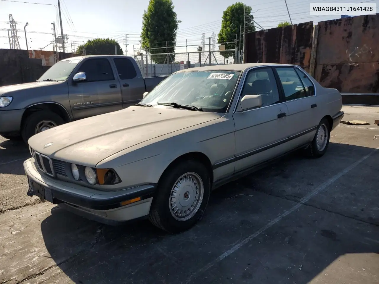 1988 BMW 735 I Automatic VIN: WBAGB4311J1641428 Lot: 62552005