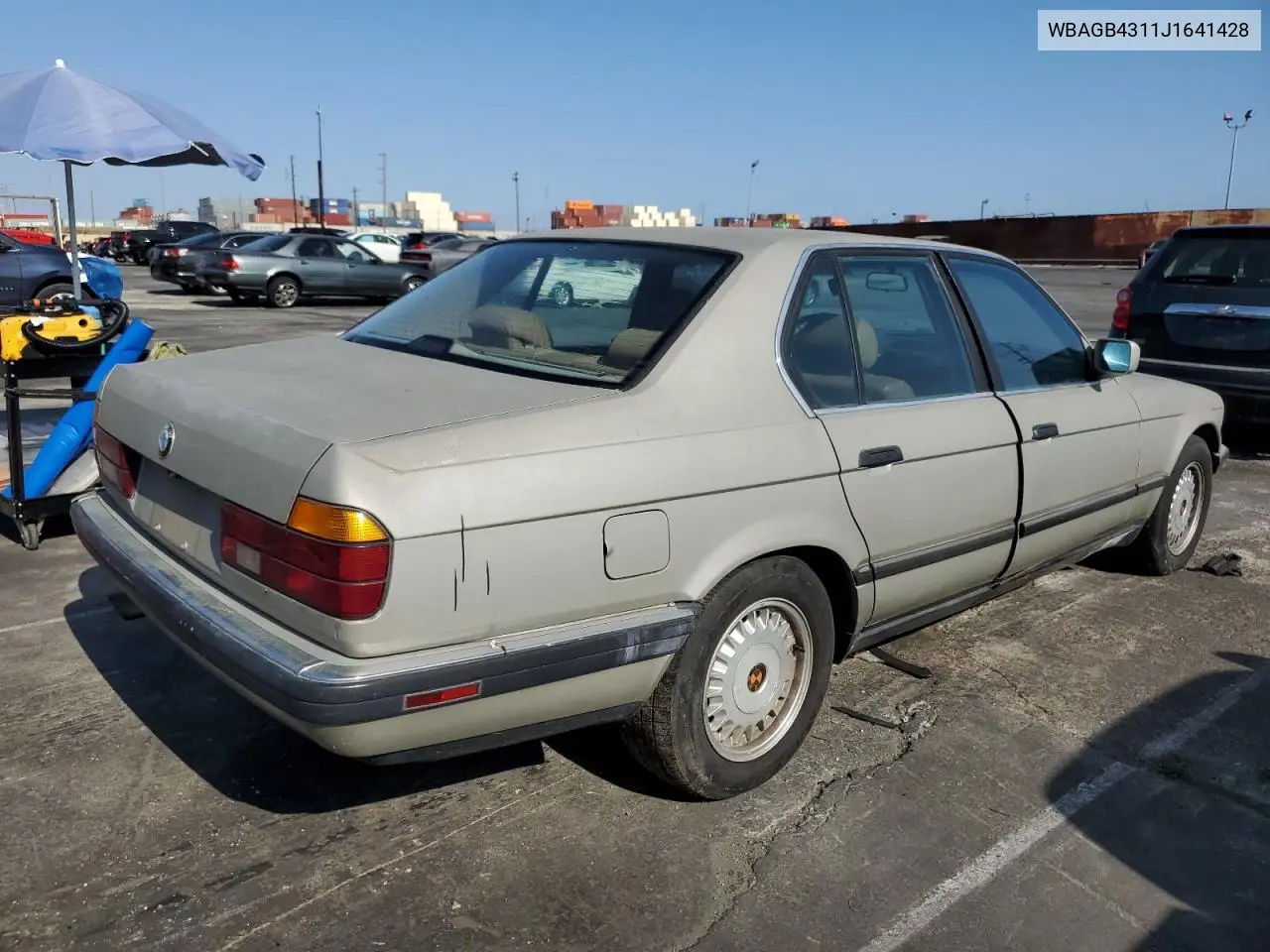 1988 BMW 735 I Automatic VIN: WBAGB4311J1641428 Lot: 62552005
