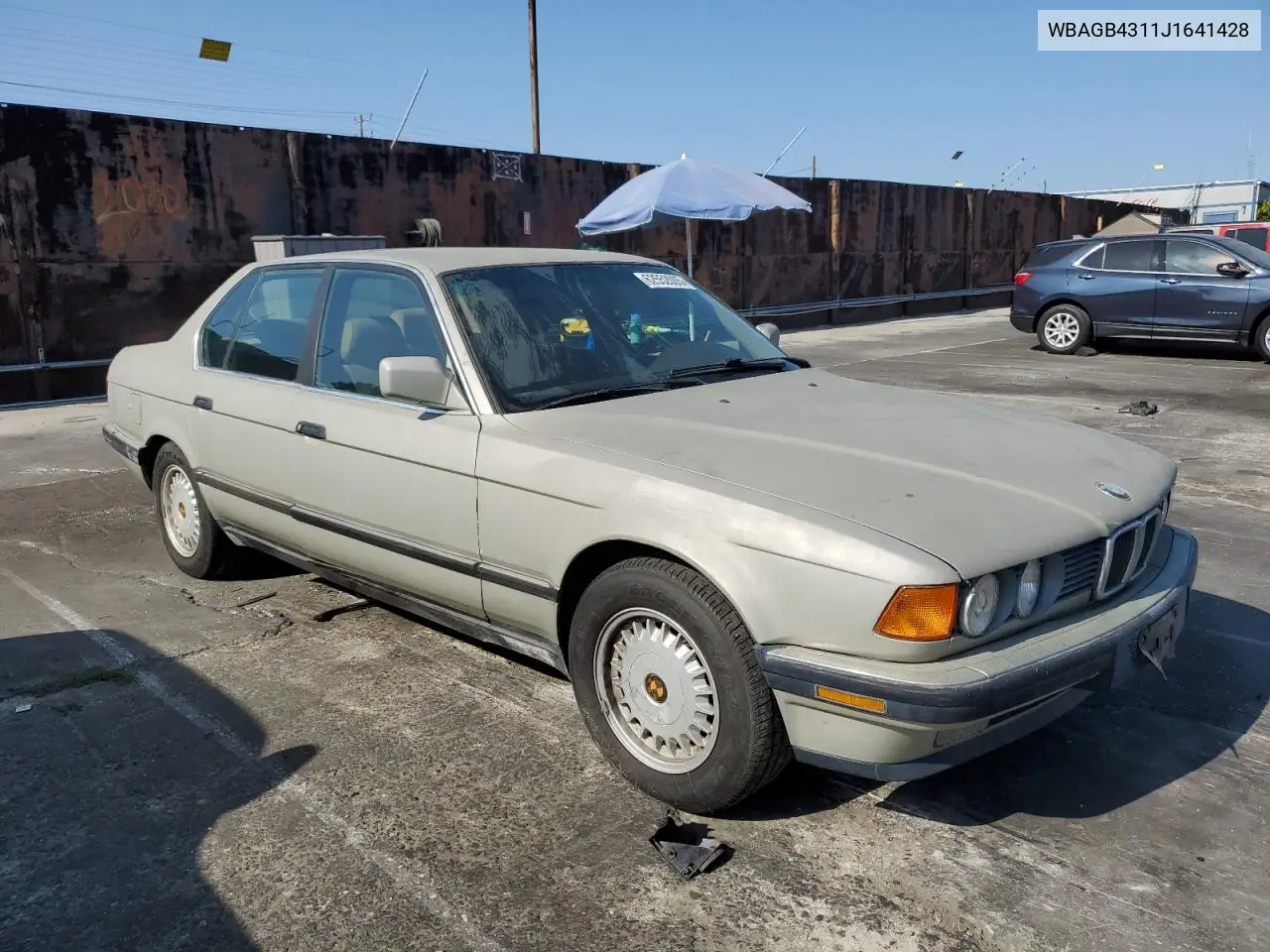 1988 BMW 735 I Automatic VIN: WBAGB4311J1641428 Lot: 62552005