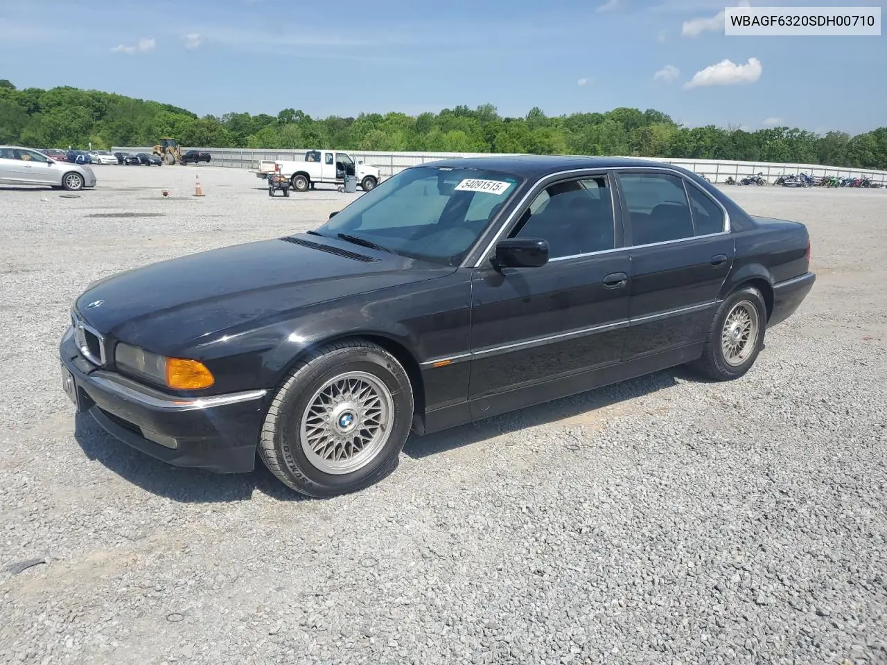 1995 BMW 740 I Automatic VIN: WBAGF6320SDH00710 Lot: 54091515