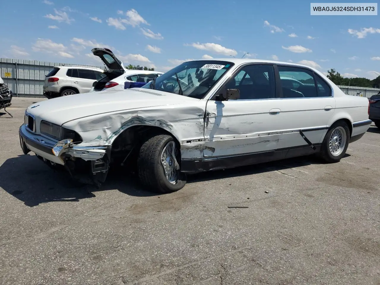 1995 BMW 740 Il VIN: WBAGJ6324SDH31473 Lot: 56011345