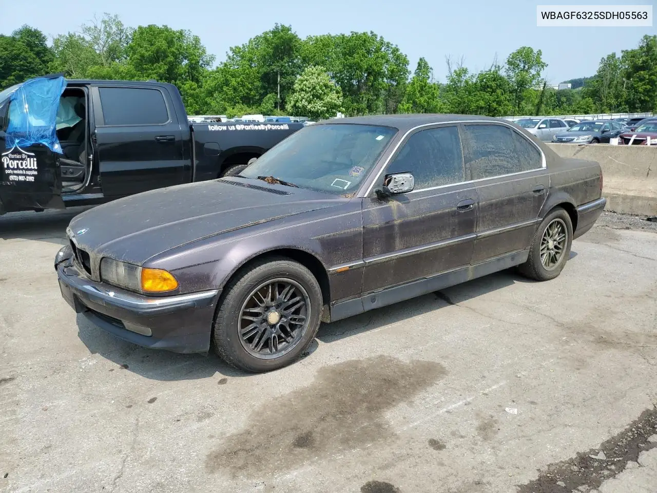 1995 BMW 740 I Automatic VIN: WBAGF6325SDH05563 Lot: 60356245
