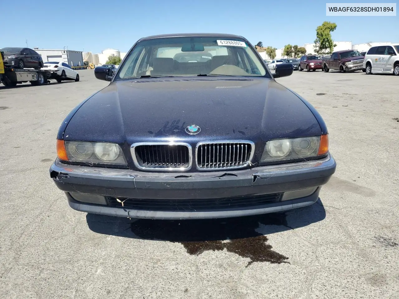 1995 BMW 740 I Automatic VIN: WBAGF6328SDH01894 Lot: 61288805