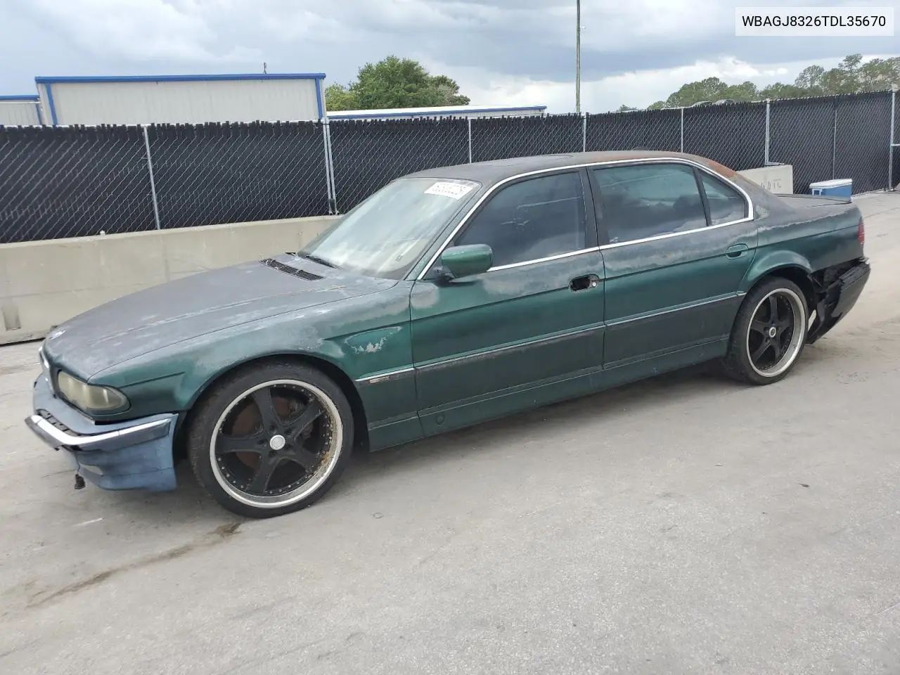 1996 BMW 740 Il VIN: WBAGJ8326TDL35670 Lot: 60806225