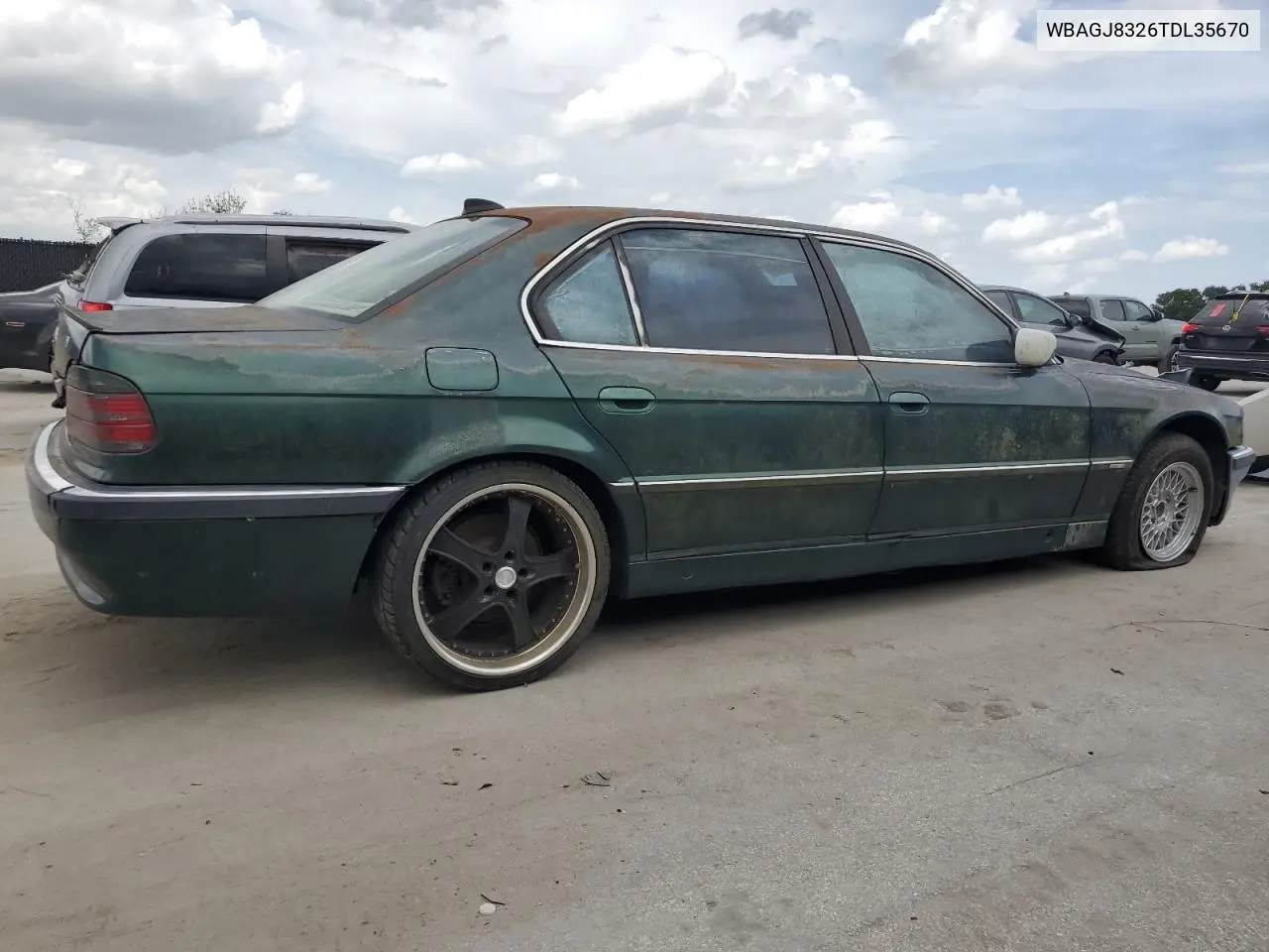 1996 BMW 740 Il VIN: WBAGJ8326TDL35670 Lot: 60806225