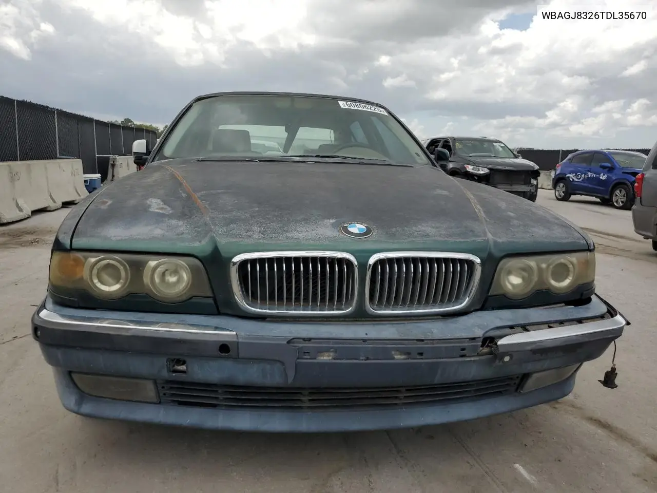 1996 BMW 740 Il VIN: WBAGJ8326TDL35670 Lot: 60806225