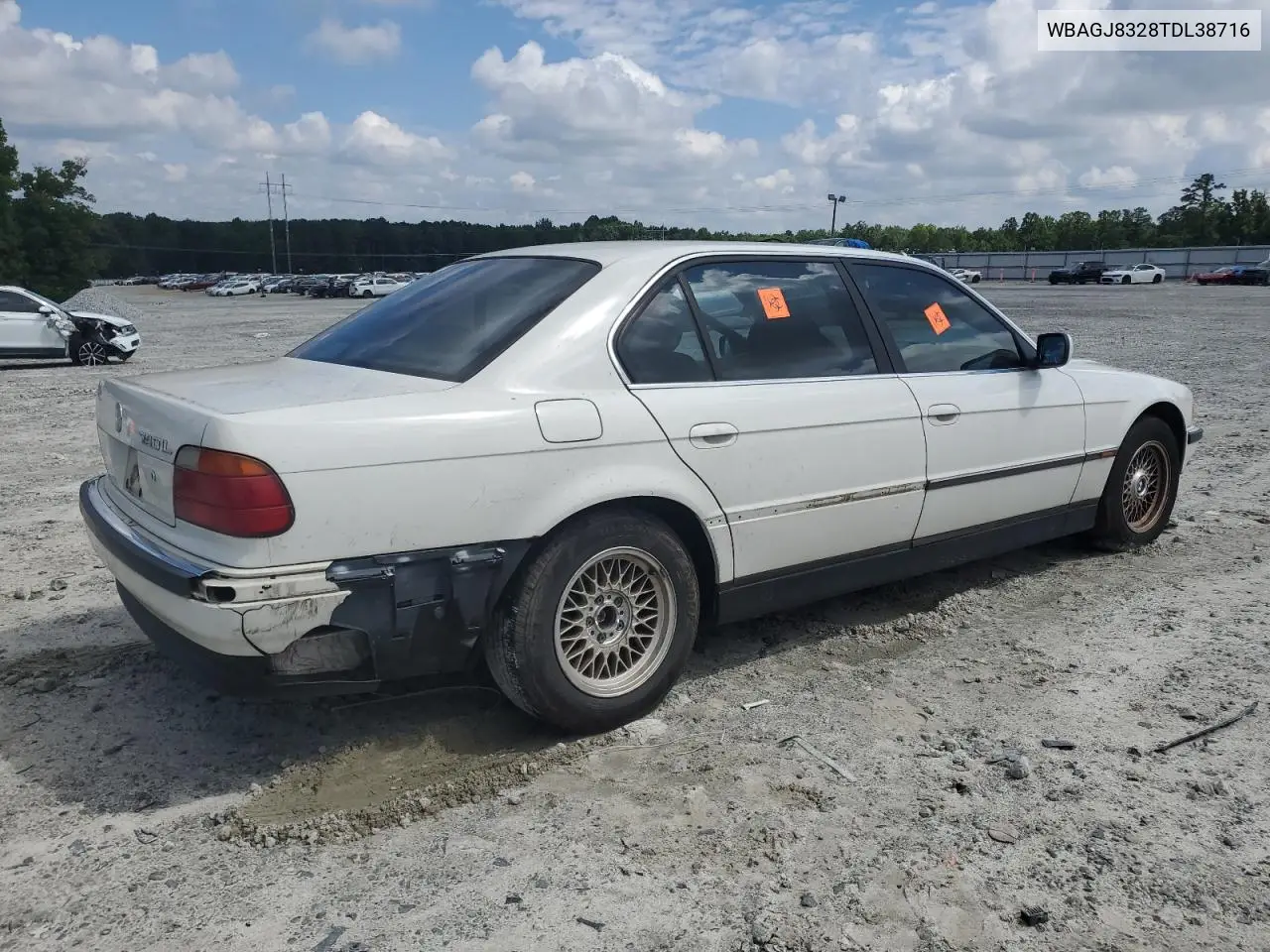 1996 BMW 740 Il VIN: WBAGJ8328TDL38716 Lot: 63390095