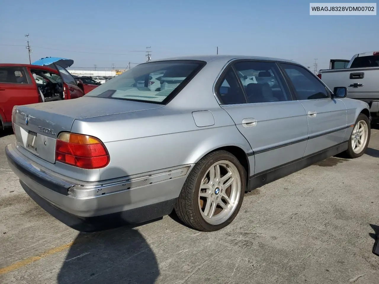 1997 BMW 740 Il VIN: WBAGJ8328VDM00702 Lot: 63689375