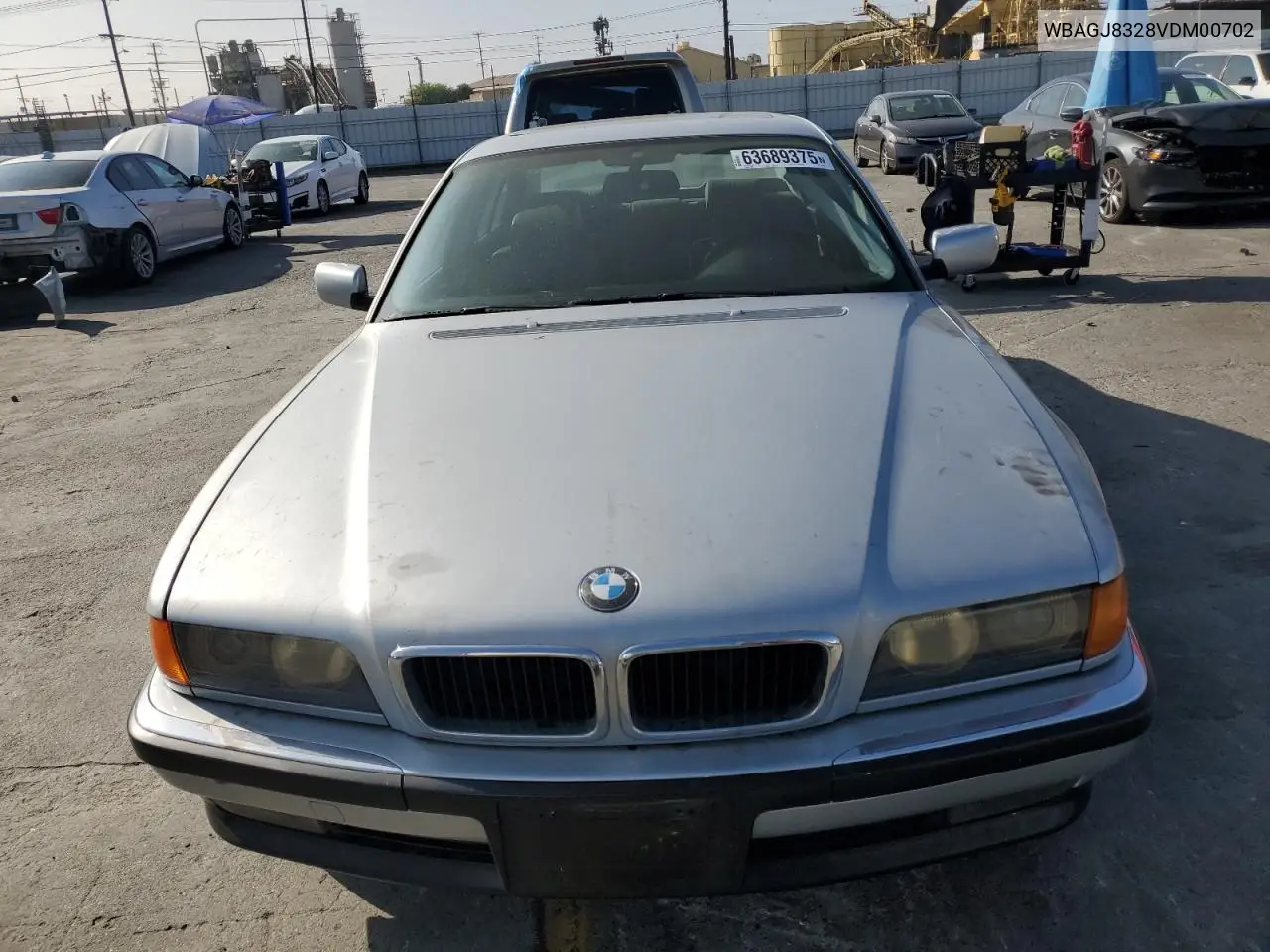 1997 BMW 740 Il VIN: WBAGJ8328VDM00702 Lot: 63689375
