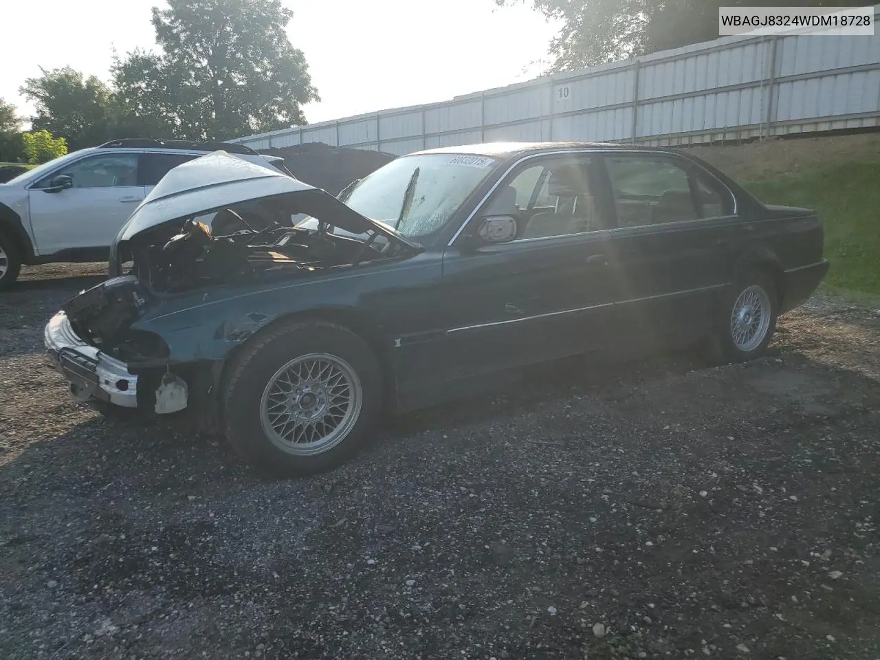 1998 BMW 740 Il VIN: WBAGJ8324WDM18728 Lot: 60032015