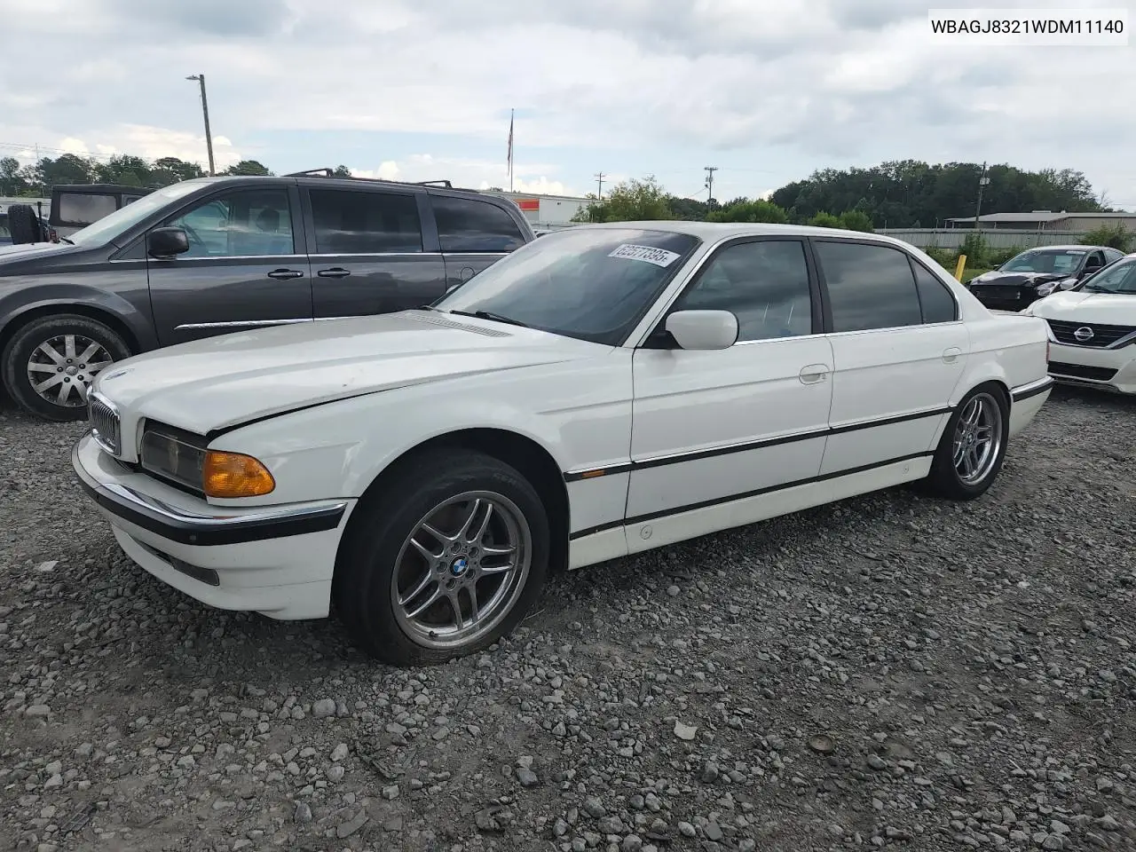 1998 BMW 740 Il VIN: WBAGJ8321WDM11140 Lot: 62577395