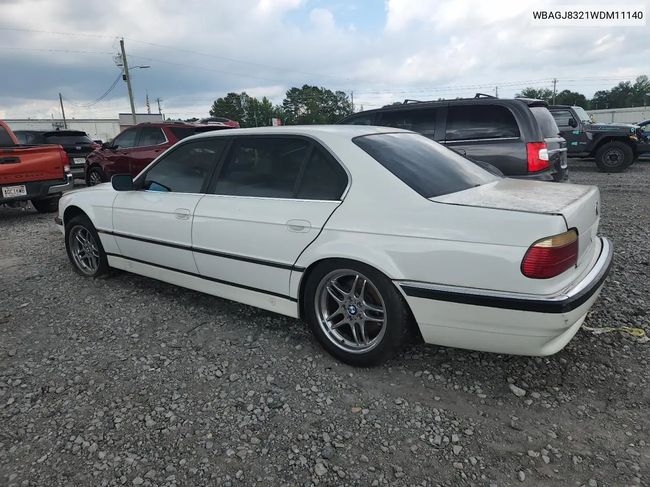 1998 BMW 740 Il VIN: WBAGJ8321WDM11140 Lot: 62577395