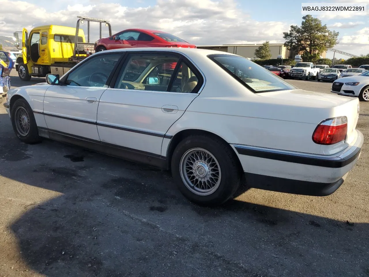 1998 BMW 740 Il VIN: WBAGJ8322WDM22891 Lot: 80995554