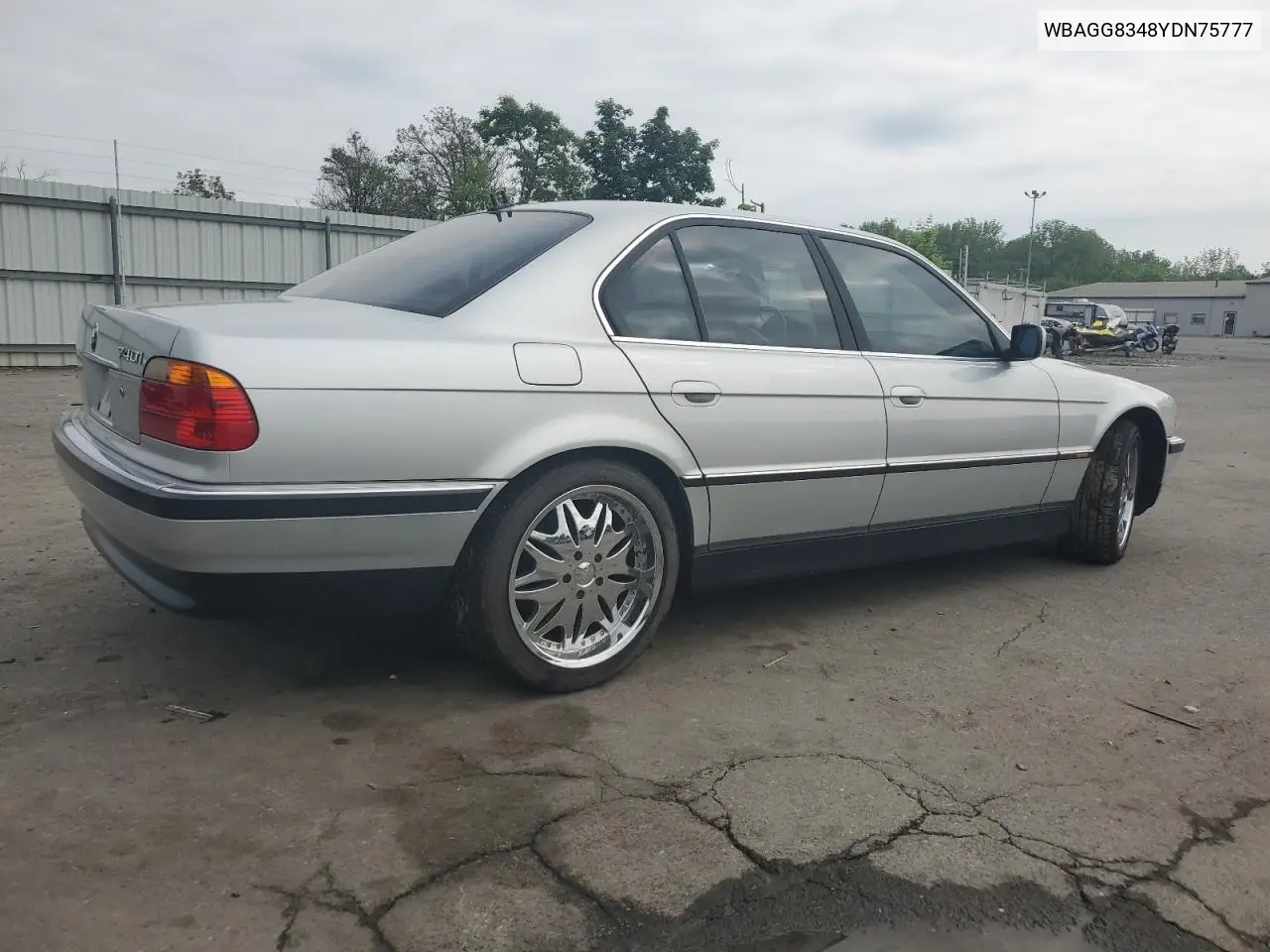 2000 BMW 740 I Automatic VIN: WBAGG8348YDN75777 Lot: 57300295