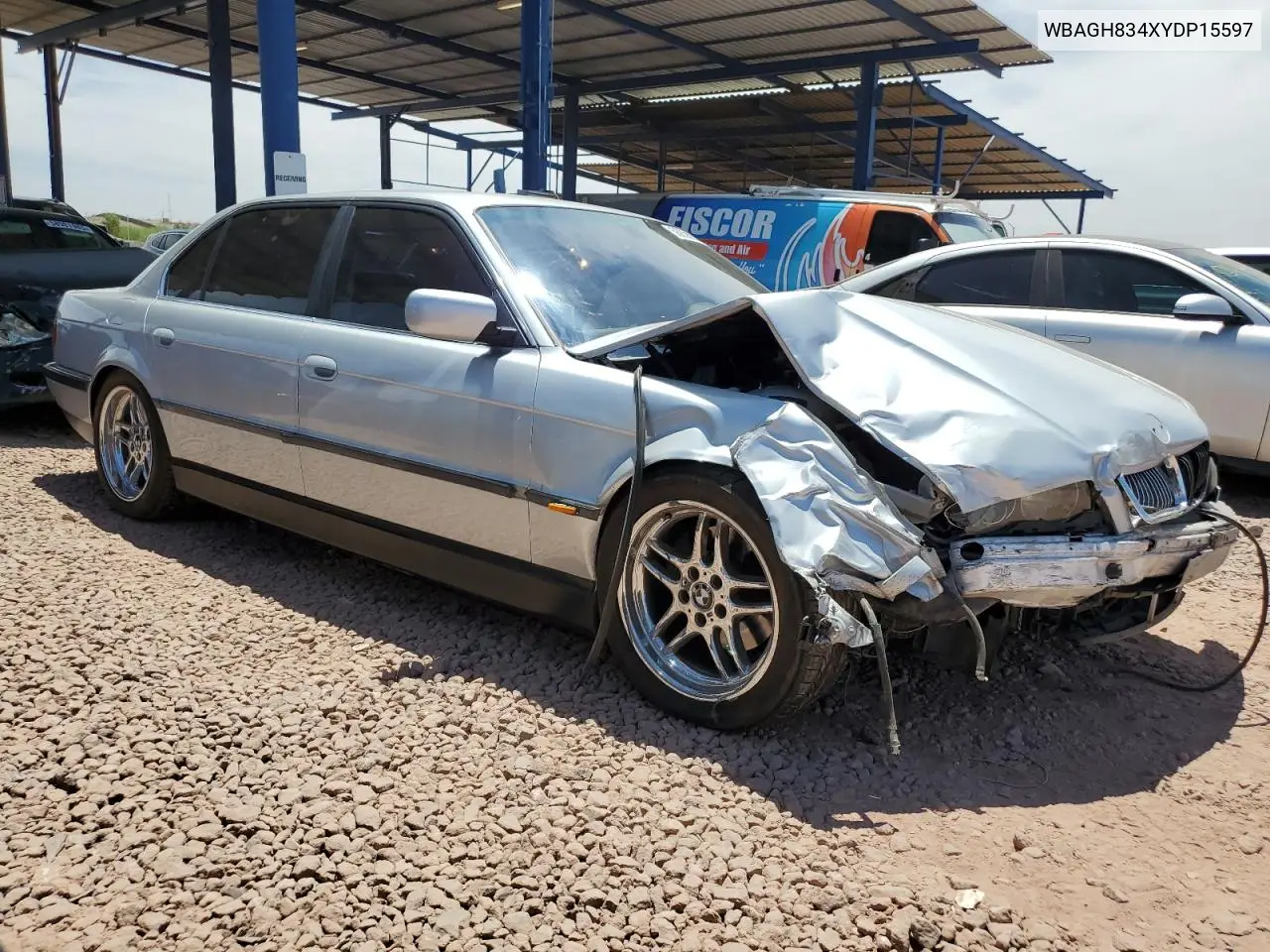 2000 BMW 740 Il VIN: WBAGH834XYDP15597 Lot: 58838915