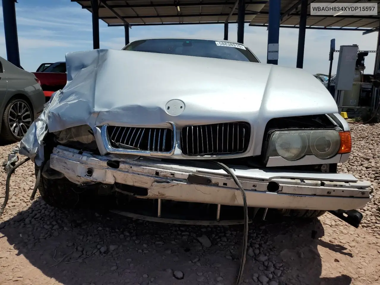 2000 BMW 740 Il VIN: WBAGH834XYDP15597 Lot: 58838915