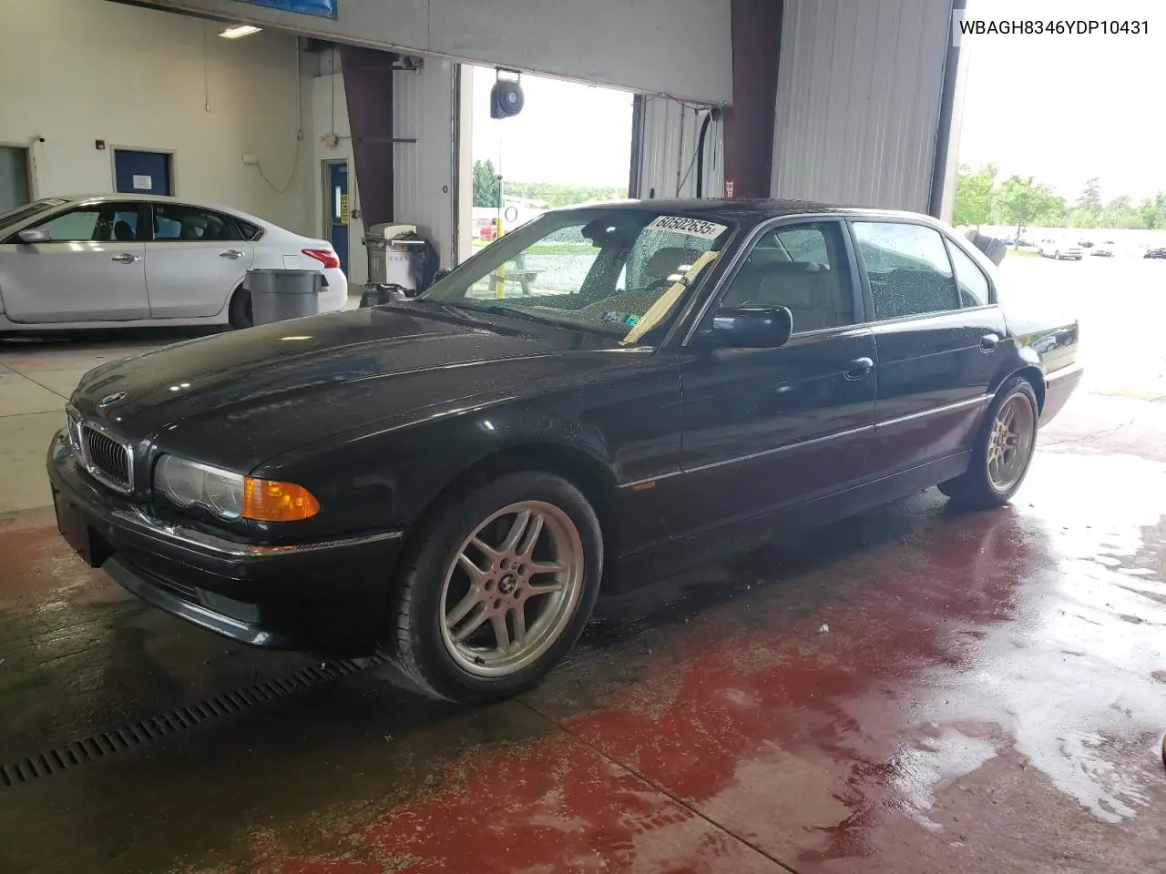 2000 BMW 740 Il VIN: WBAGH8346YDP10431 Lot: 60502635