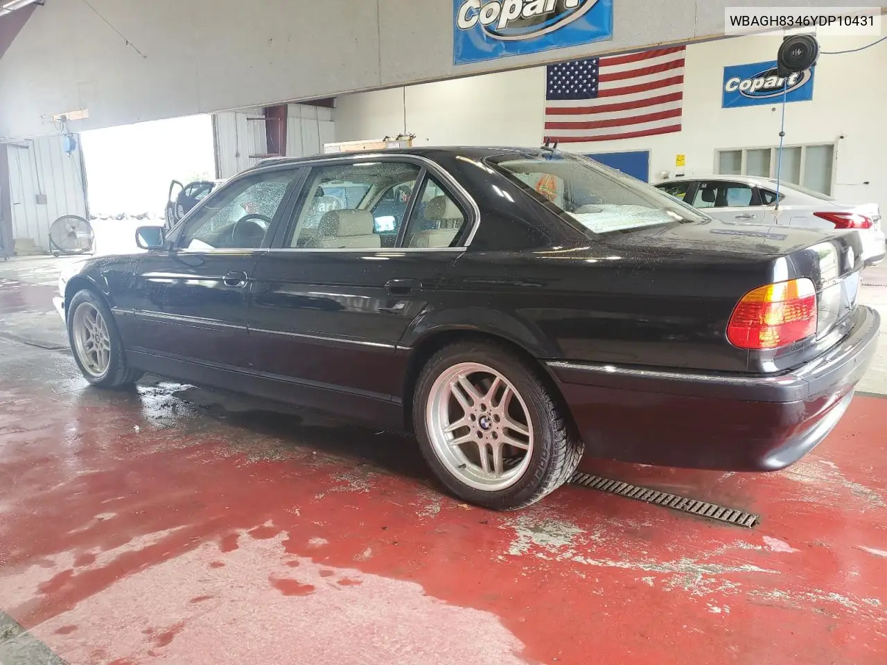 2000 BMW 740 Il VIN: WBAGH8346YDP10431 Lot: 60502635