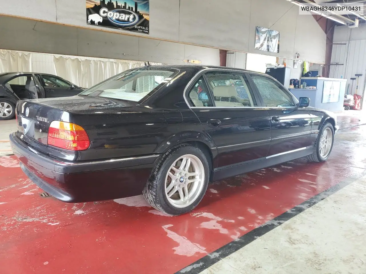 2000 BMW 740 Il VIN: WBAGH8346YDP10431 Lot: 60502635