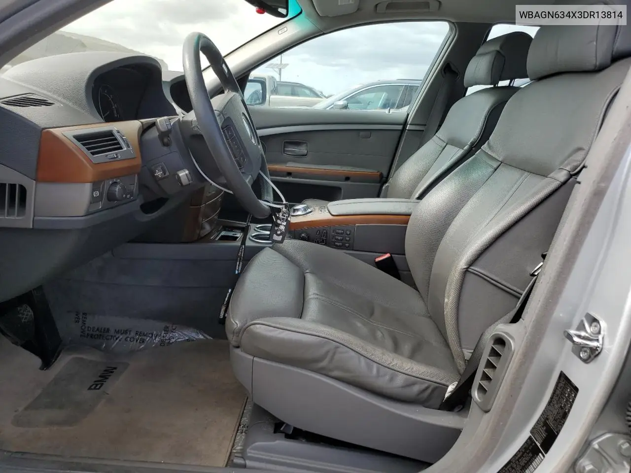 2003 BMW 745 Li VIN: WBAGN634X3DR13814 Lot: 53376495