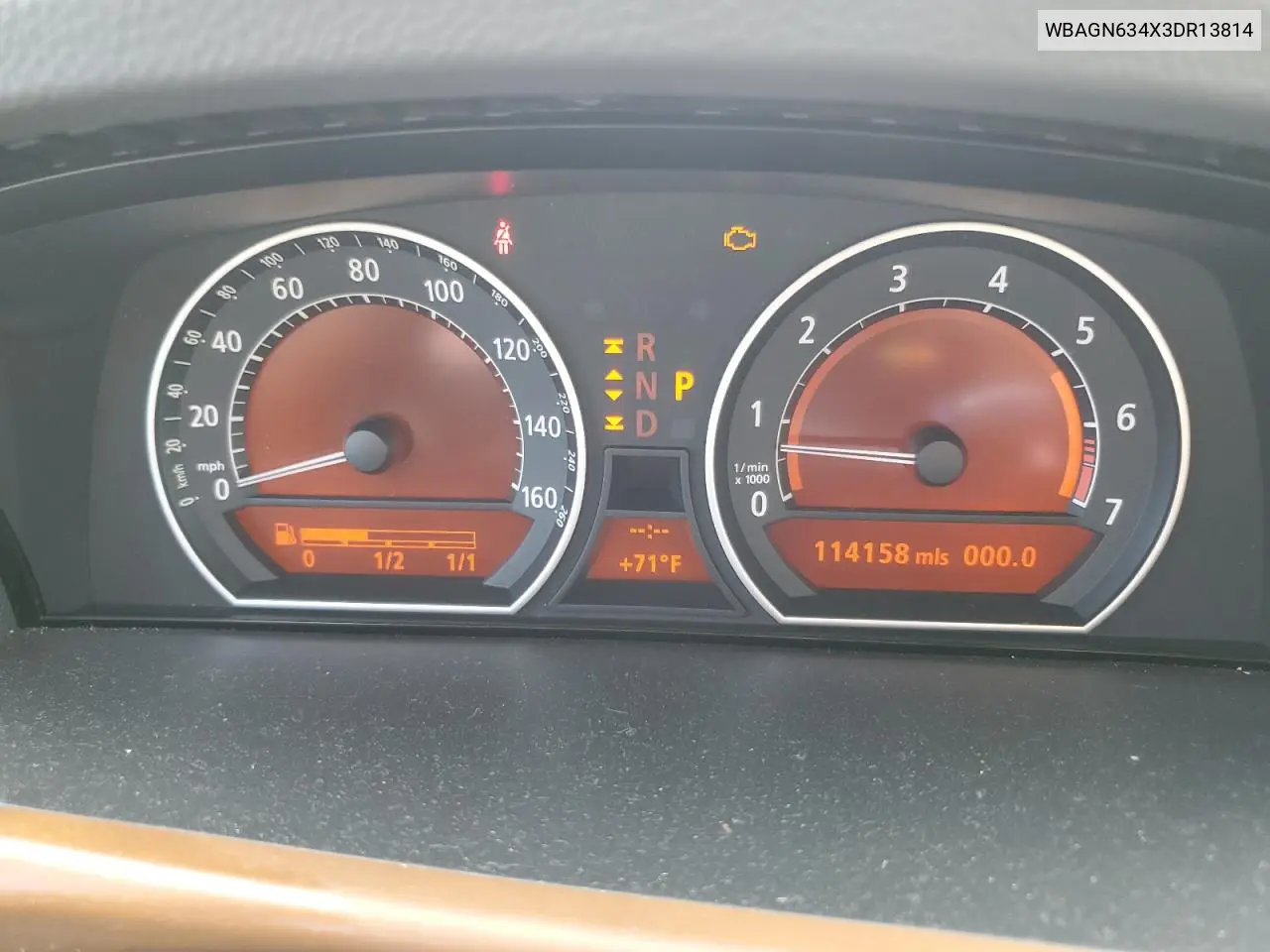 2003 BMW 745 Li VIN: WBAGN634X3DR13814 Lot: 53376495