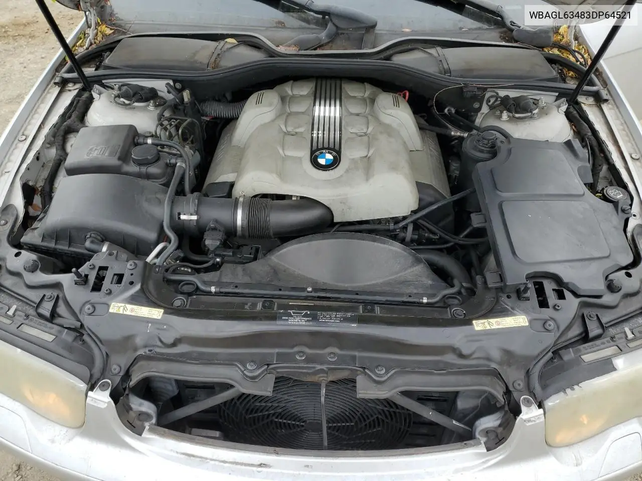 2003 BMW 745 I VIN: WBAGL63483DP64521 Lot: 54973345