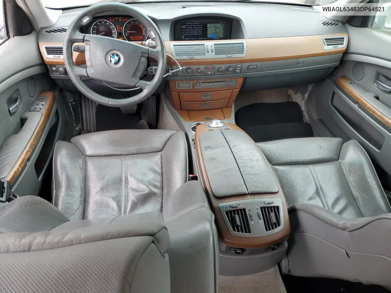 2003 BMW 745 I VIN: WBAGL63483DP64521 Lot: 54973345