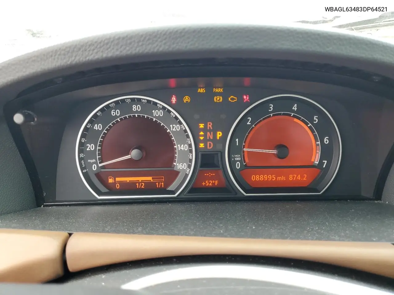 2003 BMW 745 I VIN: WBAGL63483DP64521 Lot: 54973345