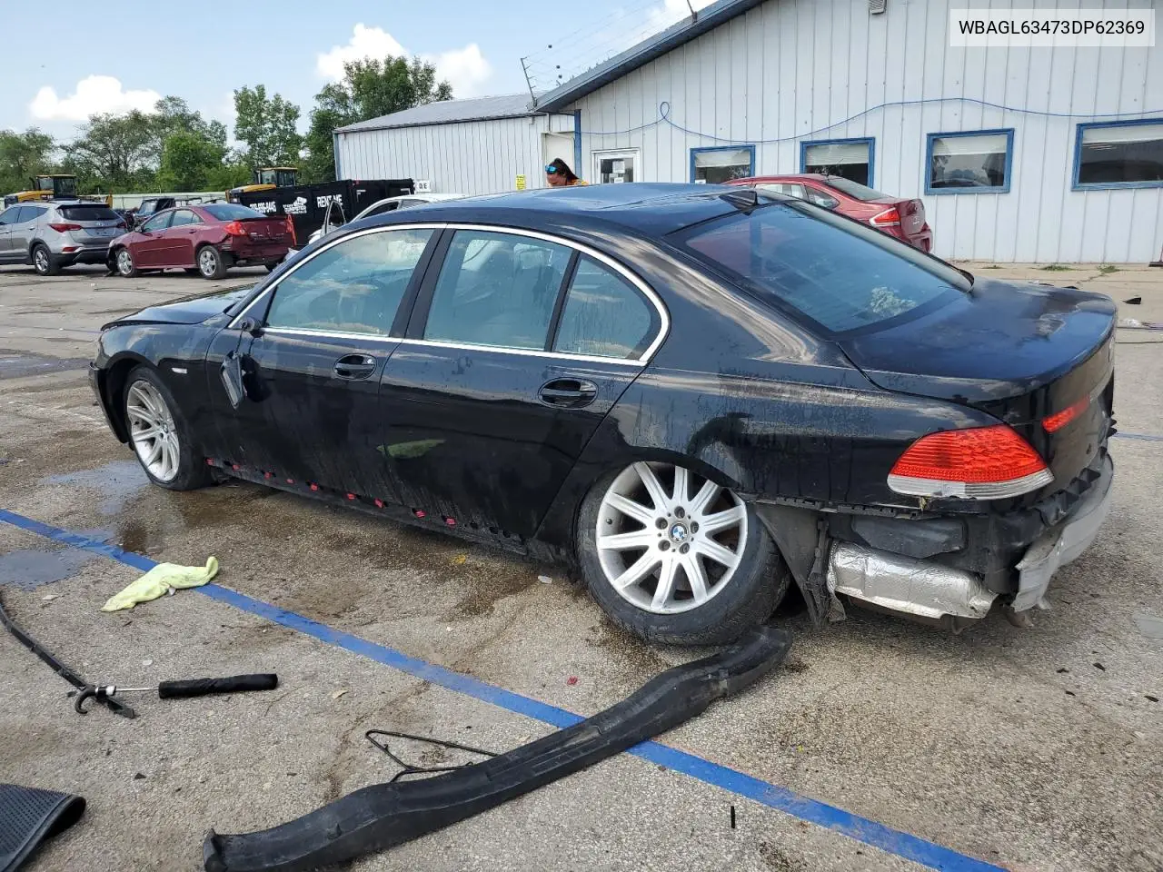 2003 BMW 745 I VIN: WBAGL63473DP62369 Lot: 62882875