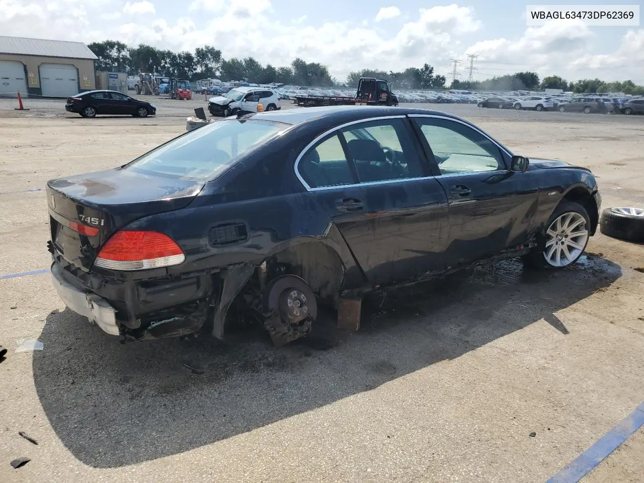 2003 BMW 745 I VIN: WBAGL63473DP62369 Lot: 62882875