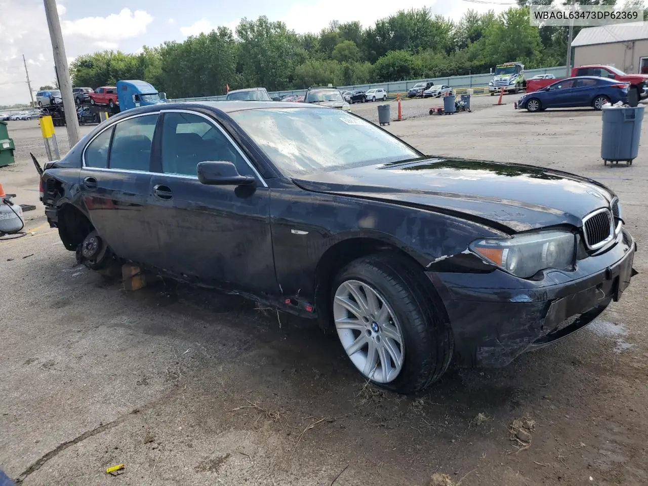2003 BMW 745 I VIN: WBAGL63473DP62369 Lot: 62882875
