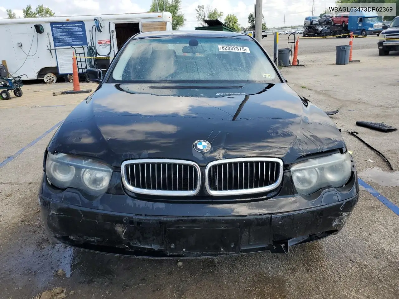 2003 BMW 745 I VIN: WBAGL63473DP62369 Lot: 62882875