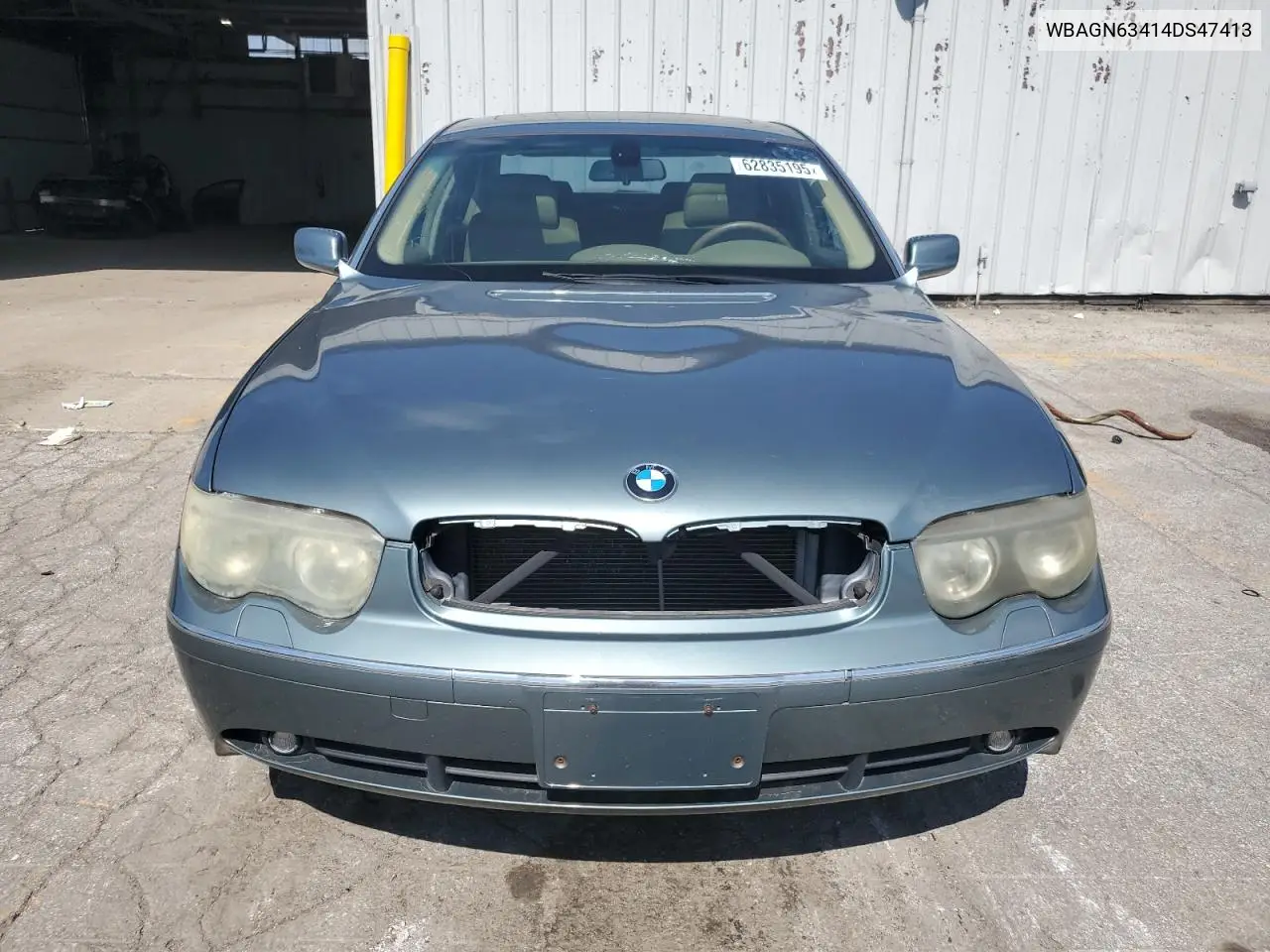 2004 BMW 745 Li VIN: WBAGN63414DS47413 Lot: 62835195