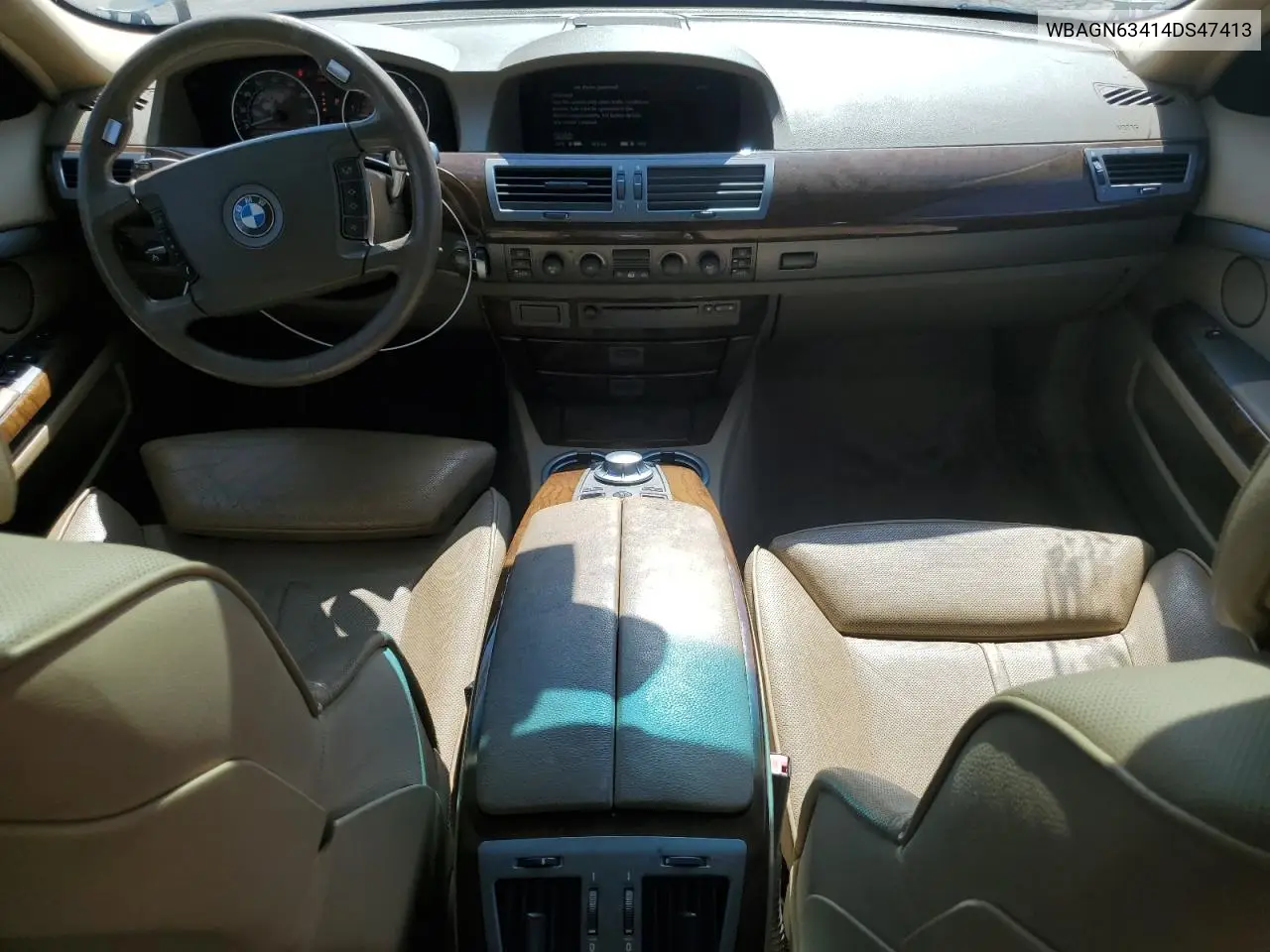 2004 BMW 745 Li VIN: WBAGN63414DS47413 Lot: 62835195