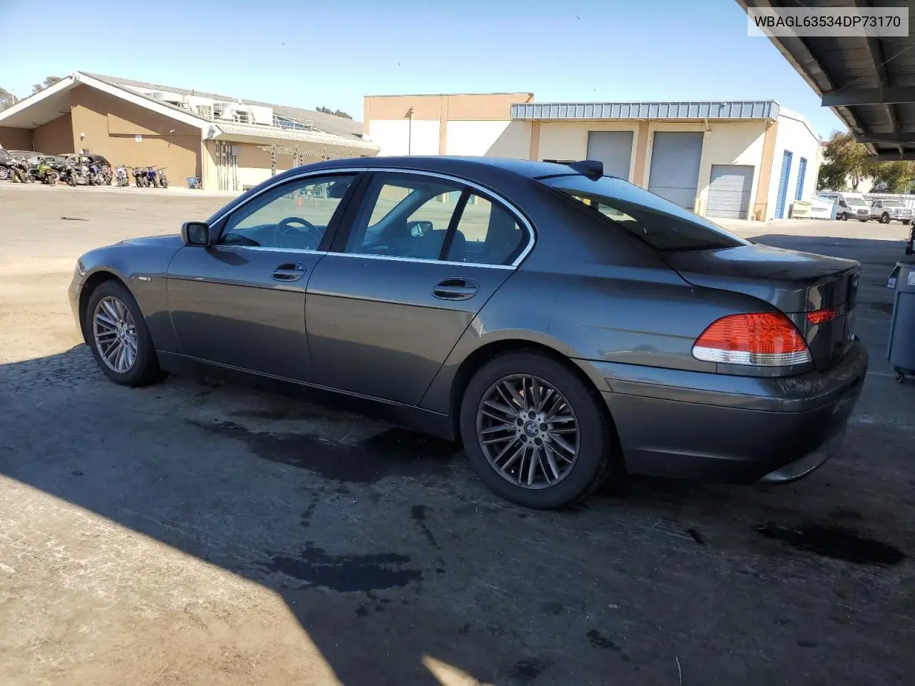 2004 BMW 745 I VIN: WBAGL63534DP73170 Lot: 64250965