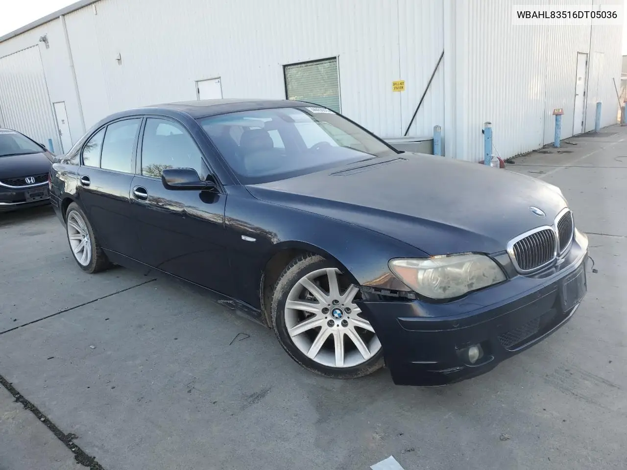 2006 BMW 750 I VIN: WBAHL83516DT05036 Lot: 44456615