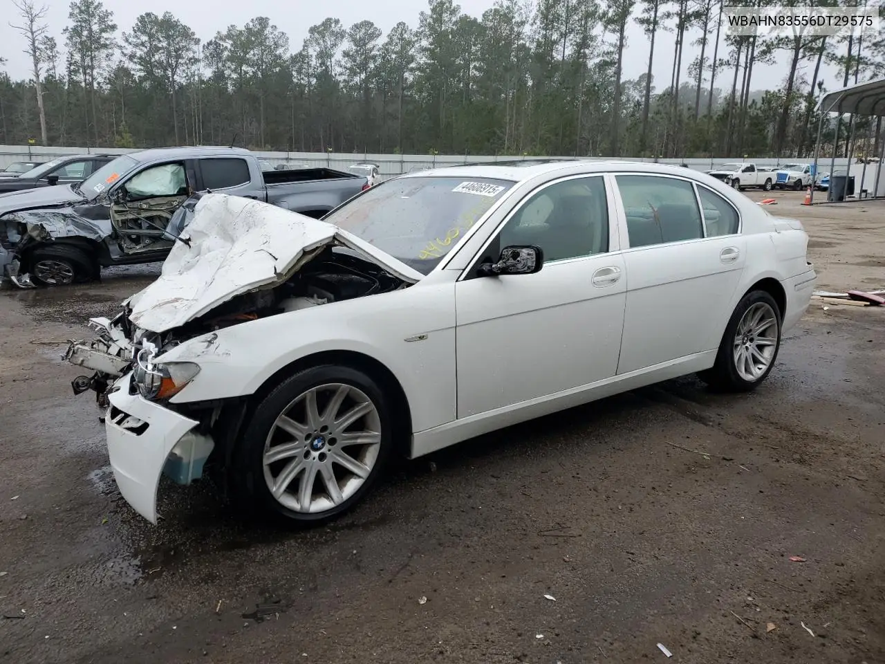 2006 BMW 750 Li VIN: WBAHN83556DT29575 Lot: 44606915