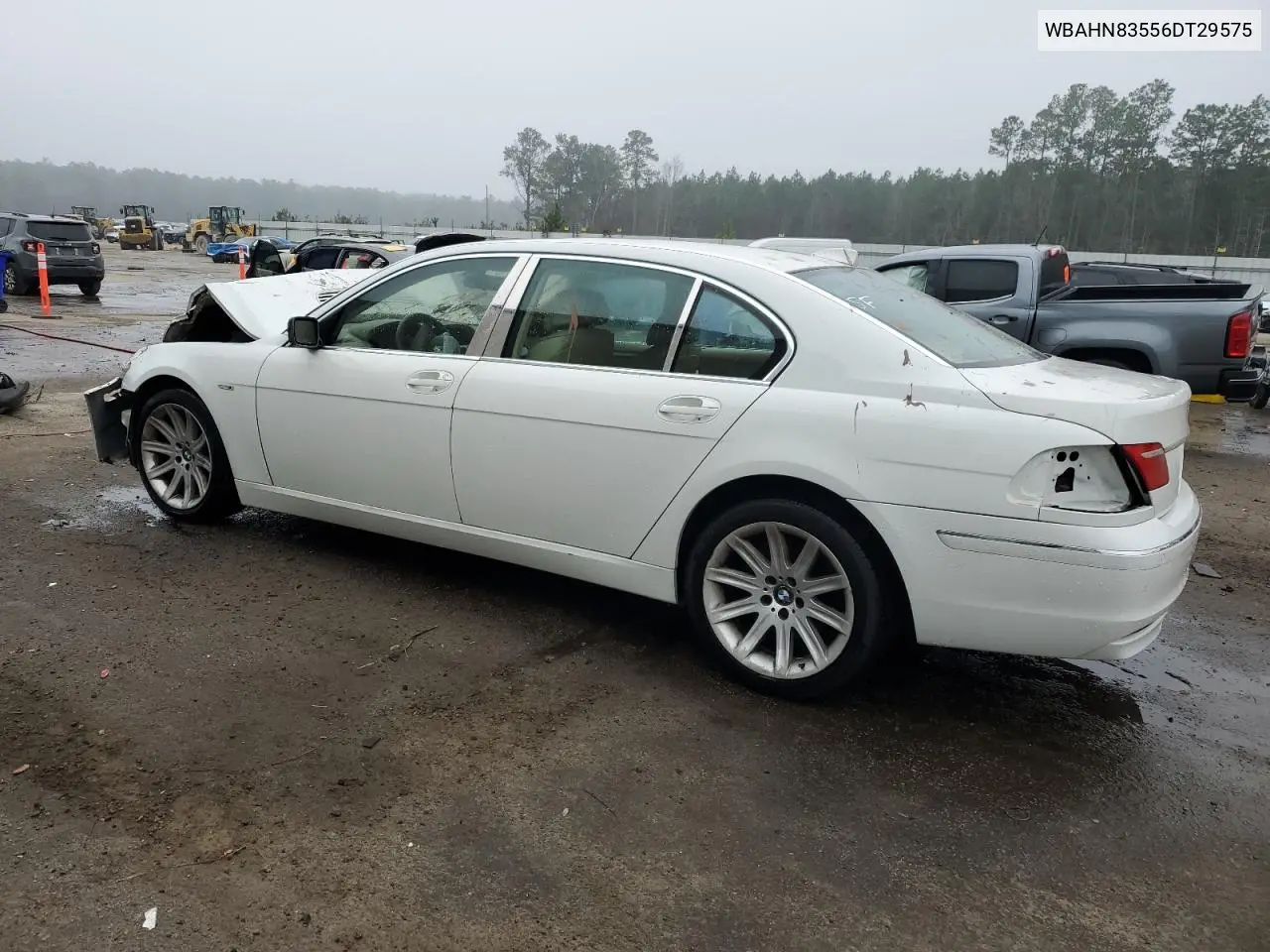 2006 BMW 750 Li VIN: WBAHN83556DT29575 Lot: 44606915