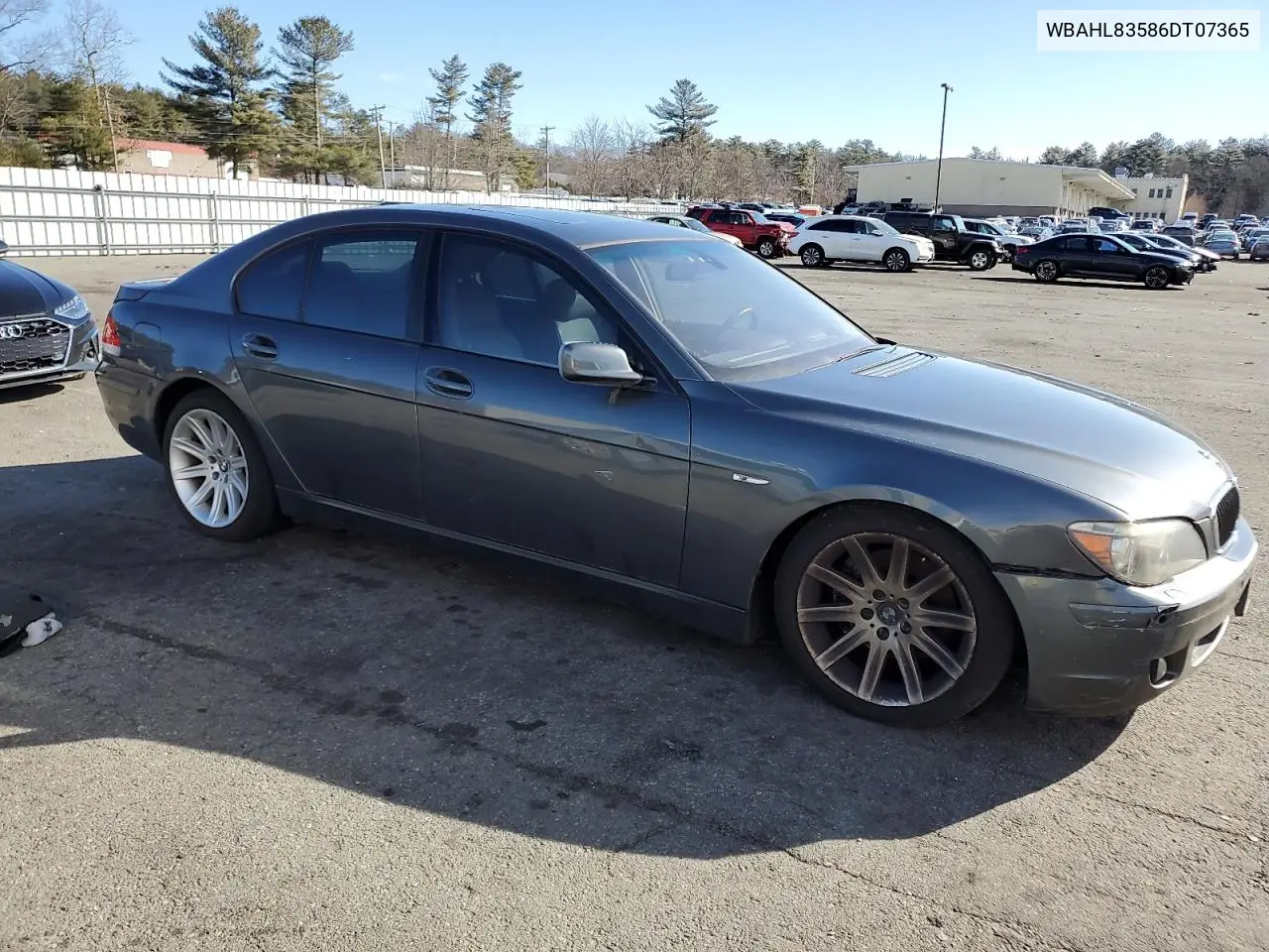 2006 BMW 750 I VIN: WBAHL83586DT07365 Lot: 48397125