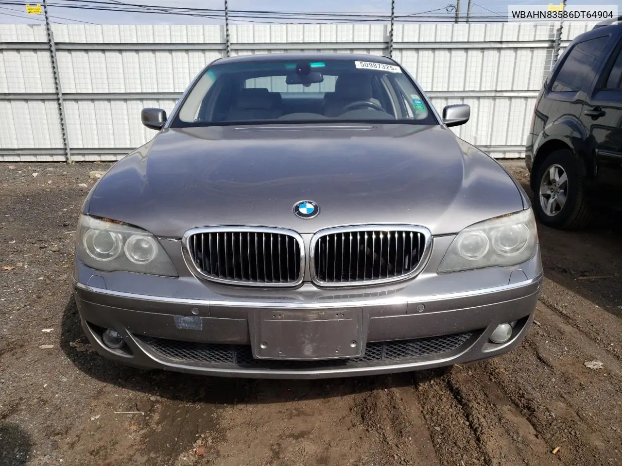 2006 BMW 750 Li VIN: WBAHN83586DT64904 Lot: 50987325
