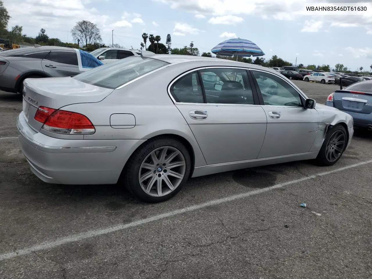 2006 BMW 750 Li VIN: WBAHN83546DT61630 Lot: 54574175