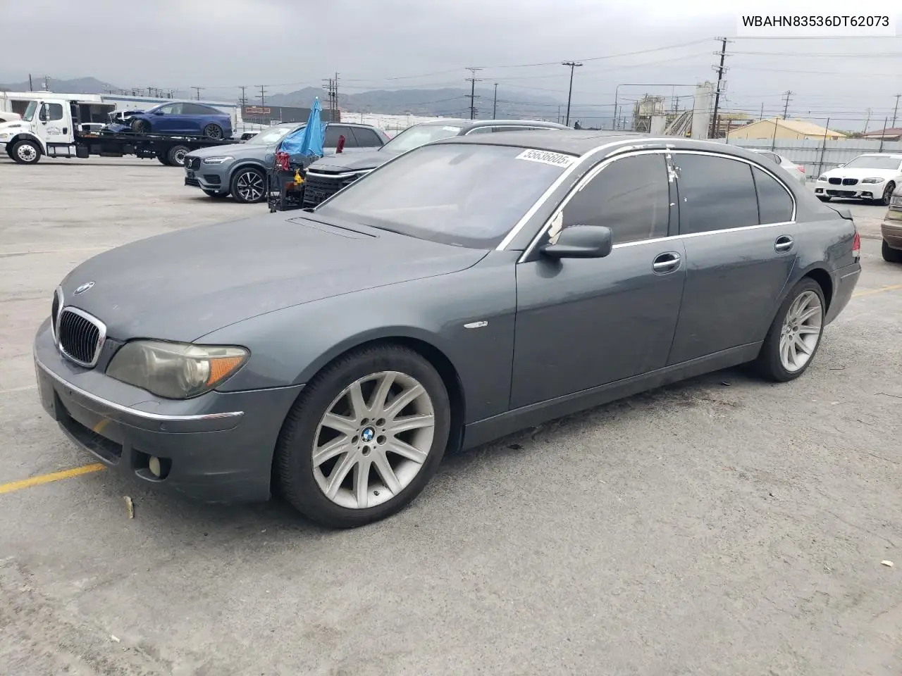 2006 BMW 750 Li VIN: WBAHN83536DT62073 Lot: 55636605