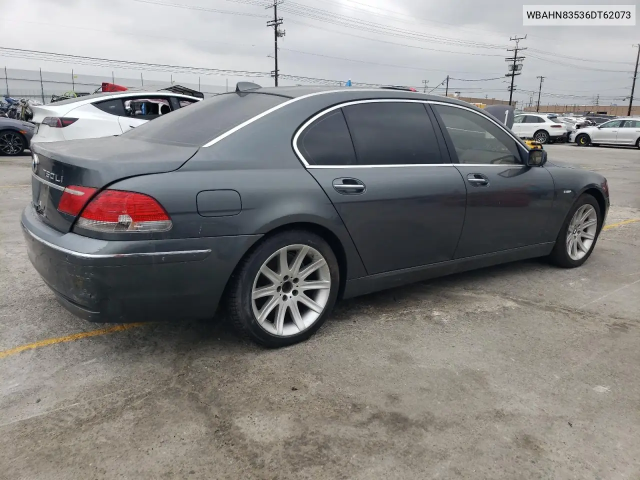 2006 BMW 750 Li VIN: WBAHN83536DT62073 Lot: 55636605
